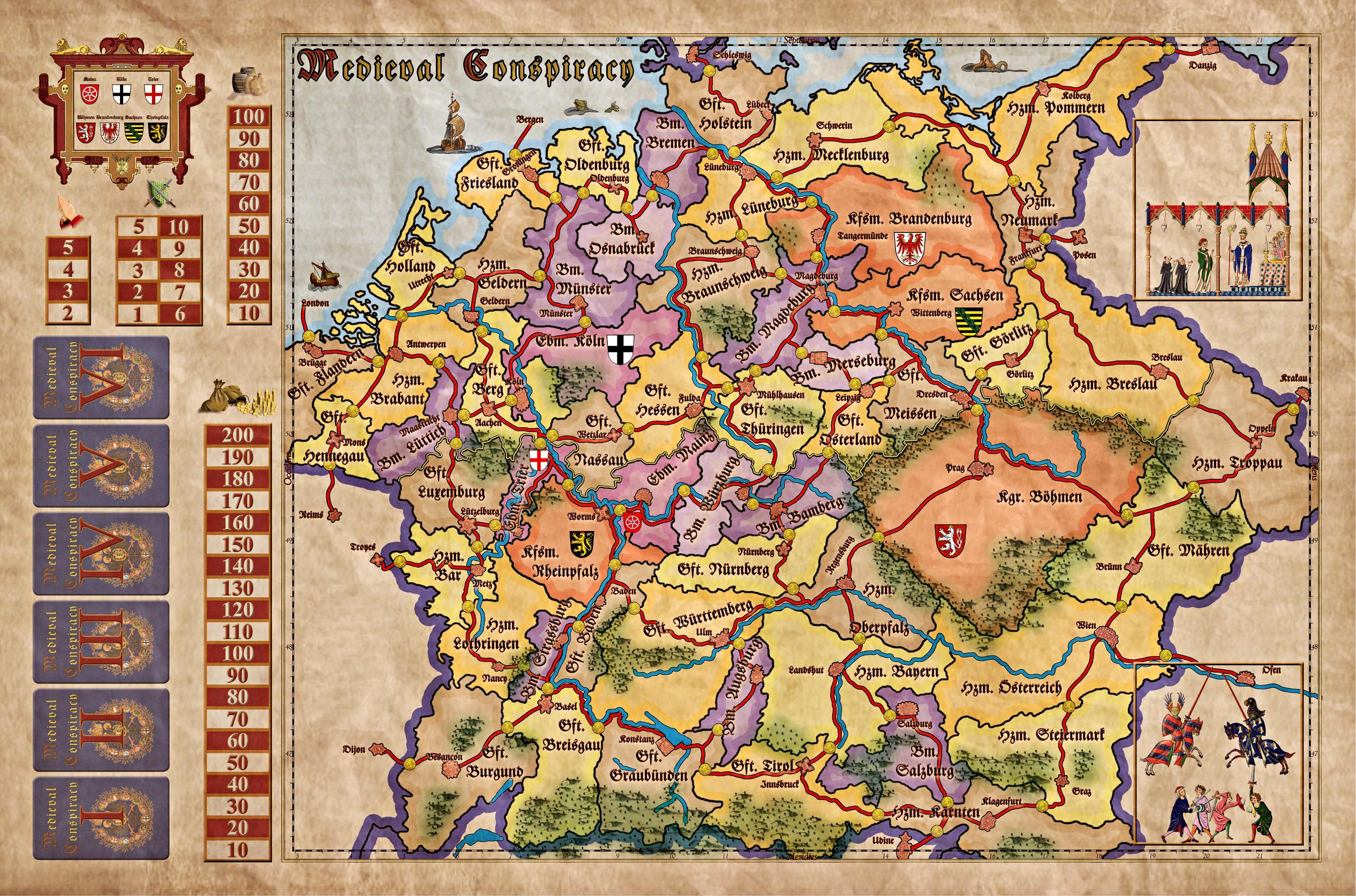 Германия в 14 веке. Средневековые карты. Карта средневековья. Карта средневековой Германии. Германия в средние века карта.